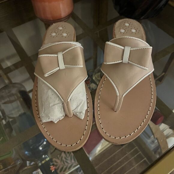 Elegant Tan Women's Sandals-Jack Rogers size 6 - Picture 1 of 3